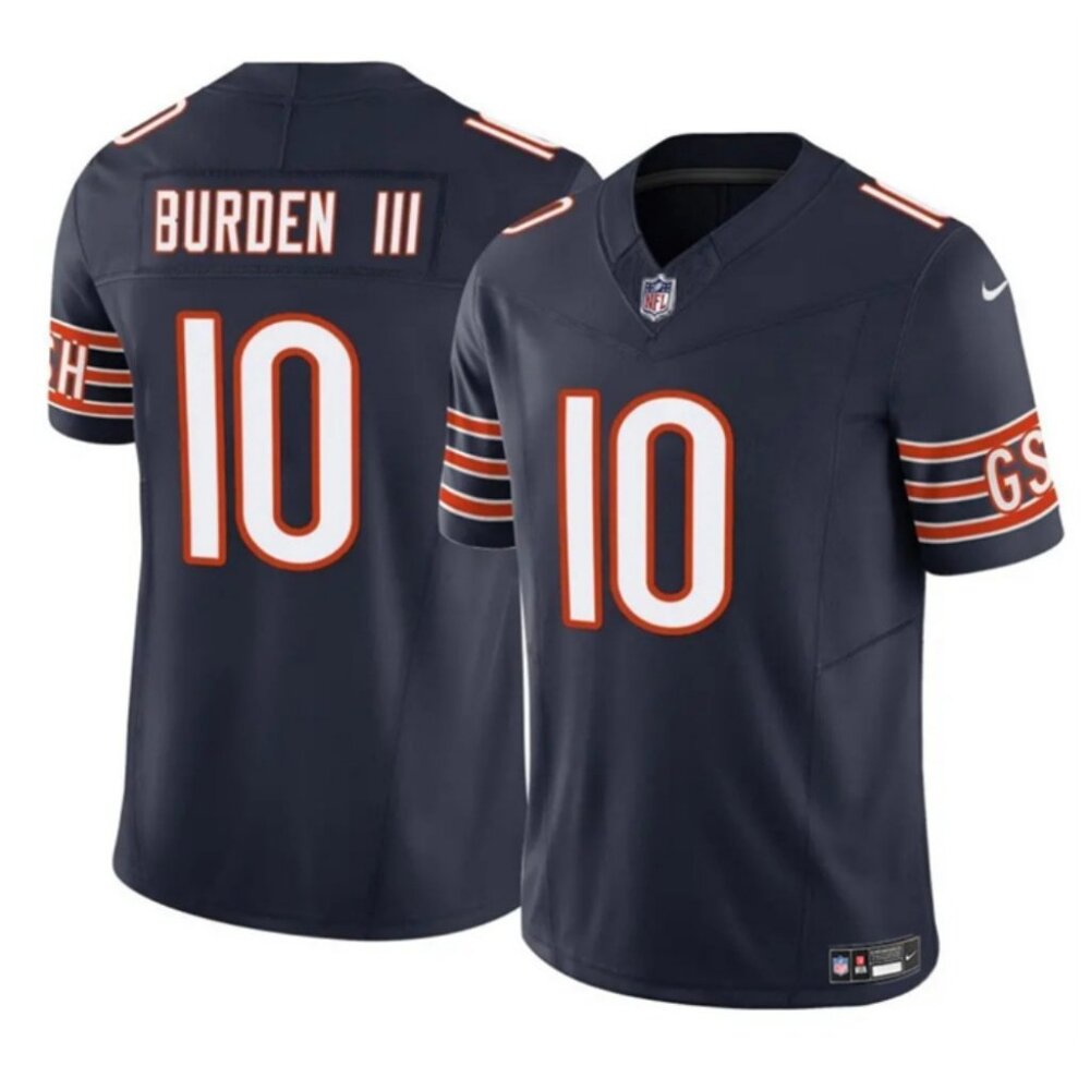Mens Youths Select Luther Burden III Navy Vapor Stitched Jersey